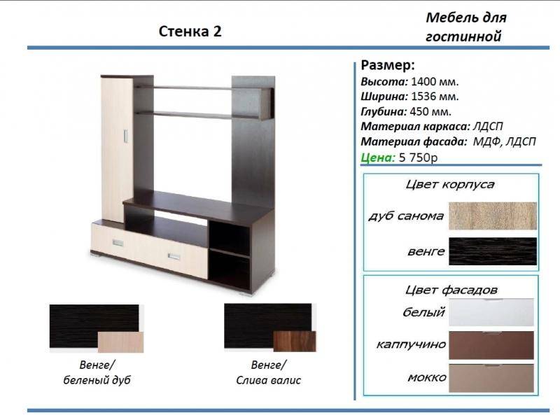 гостиная стенка 2 в Томске
