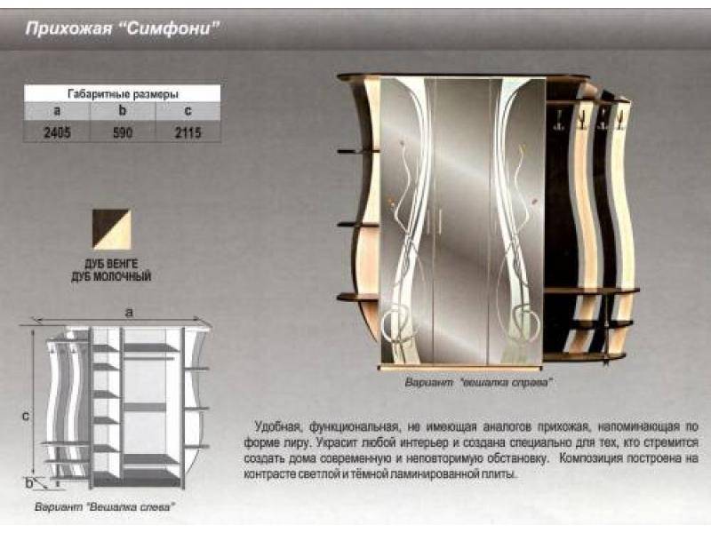 прихожая прямая симфони в Томске
