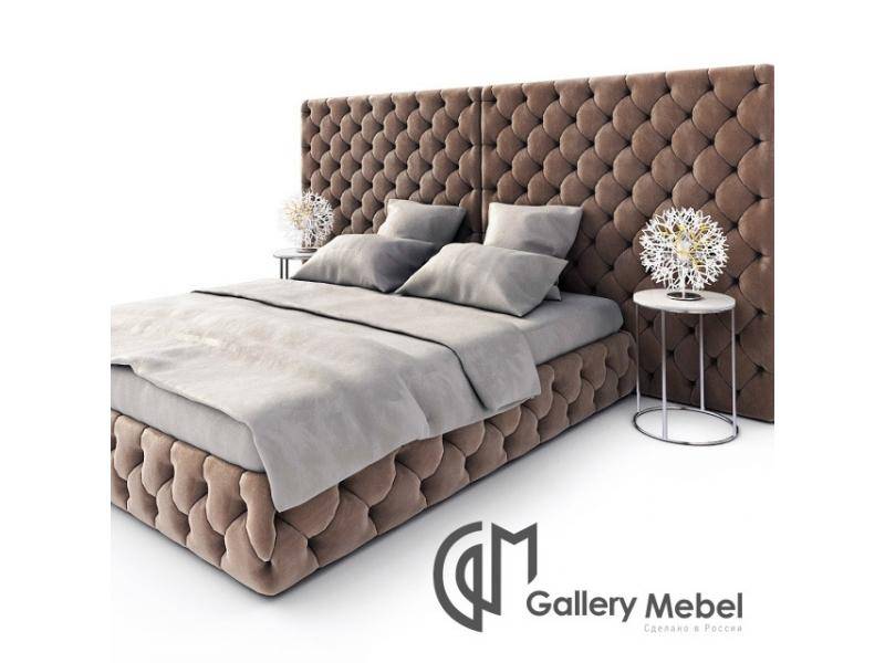 кровать с большим изголовьем letto gm 12 в Томске