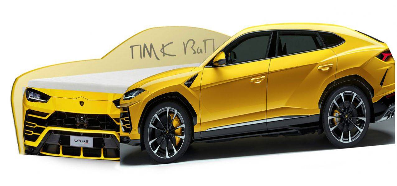 кровать-машинка lamborghini urus в Томске