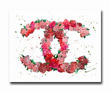 постер coco flowers a4 в Томске