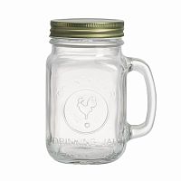 кружка с крышкой bormioli rocco drinking jar в Томске