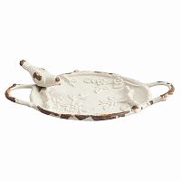 декоративное блюдо pewter dish серое в Томске