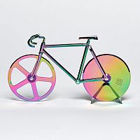 нож для пиццы из нержавеющей стали the fixie, радужный в Томске