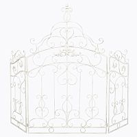 каминный экран «клермон» белый в Томске