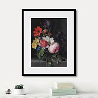 картина: a peony, an iris, a poppy anemones, 1710г. в Томске