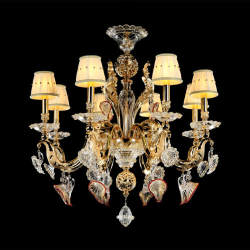 люстра md102729-8a от illuminati золото/янтарная в Томске