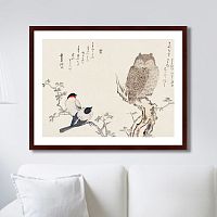 картина: smart owl watching, 1793г. в Томске