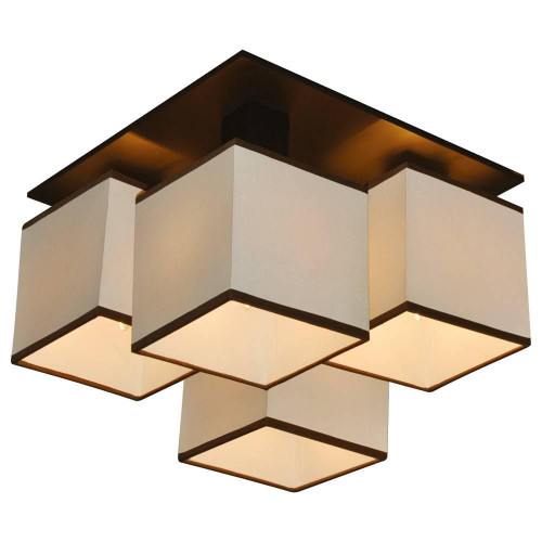 потолочная люстра arte lamp quadro a4402pl-4bk в Томске