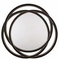 зеркало круглое черное большое диаметр 120 см round s в Томске