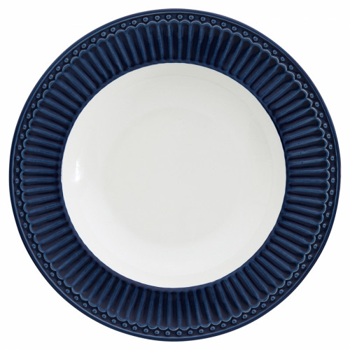 глубокая тарелка alice dark blue в Томске