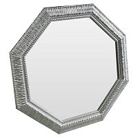 зеркало серебряное восьмиугольное с декором sparkle silver в Томске