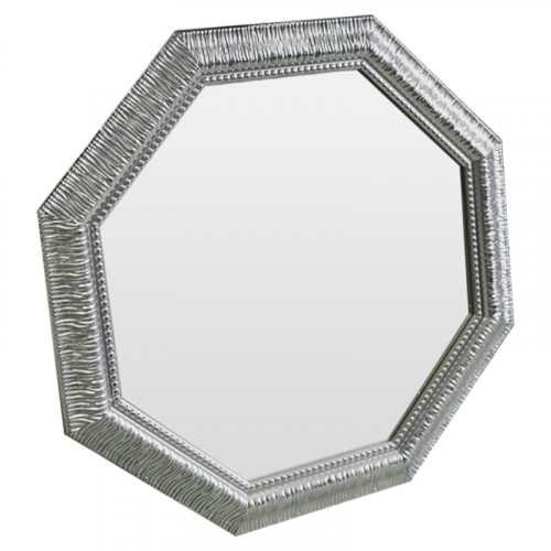 зеркало серебряное восьмиугольное с декором sparkle silver в Томске
