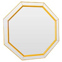 зеркало венецианское восьмиугольное желтое yellow octagon в Томске