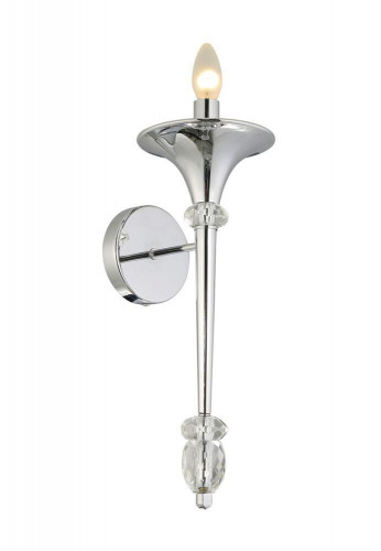 бра crystal lux miracle ap1 chrome в Томске