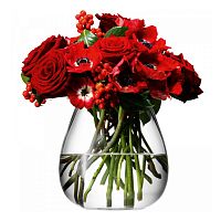 ваза округлая низкая flower 17 см в Томске