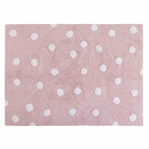 ковер polka dots розовый-белый в Томске