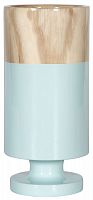 ваза настольная rustic chic tube wood blue в Томске