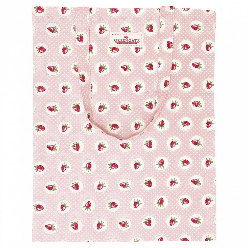 сумка хлопковая strawberry pale pink в Томске