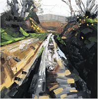 картина маслом горы в Томске