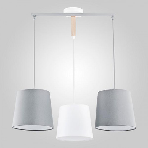 подвесная люстра tk lighting 1279 balance серая в Томске