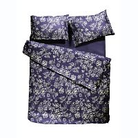 комплект постельного белья decoflux сатин 2 семейный peony indigo в Томске