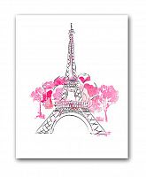 постер paris а3 (розовый) в Томске