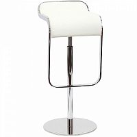 барный стул lem style piston stool белая кожа в Томске