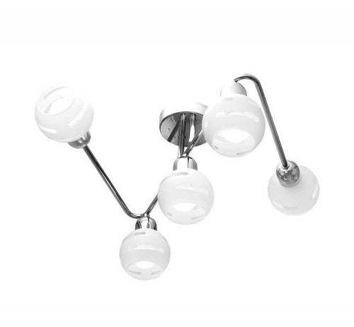 потолочная люстра idlamp agostina 361/5a-whitechrome в Томске