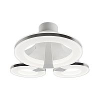 потолочный светодиодный светильник idlamp jenevra 397/3pf-ledwhitechrome в Томске