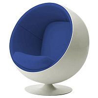 детское кресло eero ball chair бело-синее в Томске