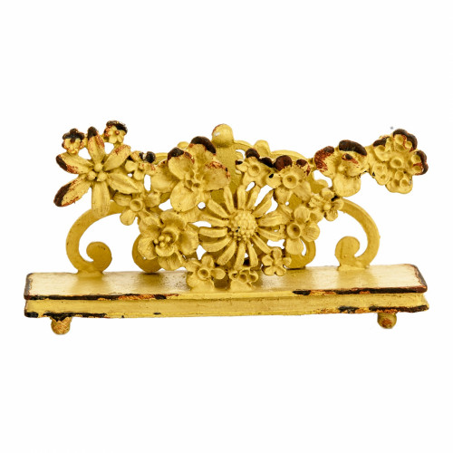 подставка для визиток pewter flower золотой в Томске