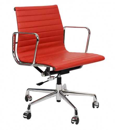 кресло eames style красная кожа в Томске