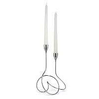 подсвечник металлический на 2 свечи loop, 28 см в Томске