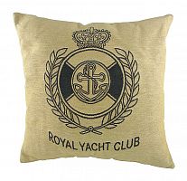 подушка с гербом королевского royal yacht club в Томске