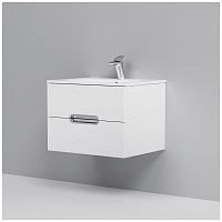 тумба под раковину am.pm spirit m70fhx0602wg33 подвесная, ящики с доводчиками, 60 см, белый глянец в Томске