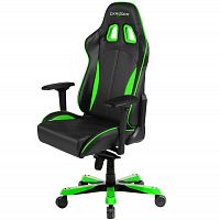 кресло геймерское dxracer king ks57 черно-зеленое в Томске