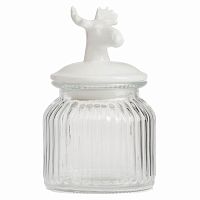 декоративная банка с крышкой deer маленькая в Томске