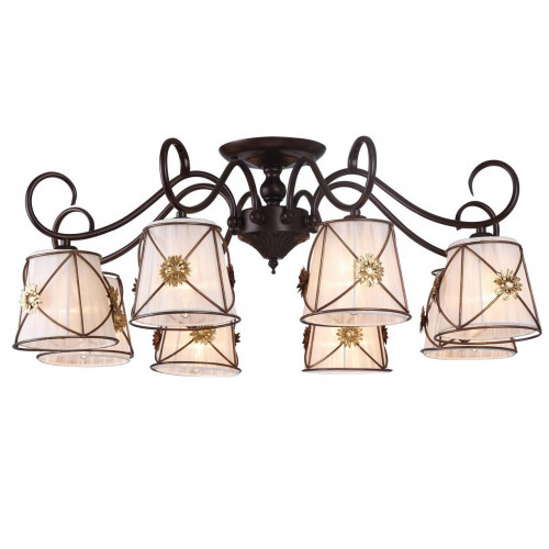 потолочная люстра arte lamp 72 a5495pl-8br в Томске