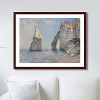 картина: the rock needle and the porte d'aval, 1885г. в Томске