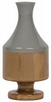 ваза настольная rustic chic grey wood в Томске