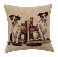 подушка с джек-рассел терьерами bookends jack russell в Томске