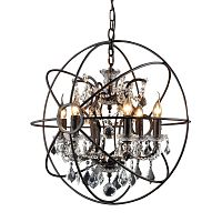 люстра foucault's orb crystal d52 антик (темная) чёрная в Томске