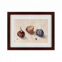 картина: branch of pomegranate with lanternfly and cicada, 1681 в Томске