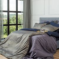 комплект постельного белья decoflux сатин 1.5 спальный twist dark в Томске