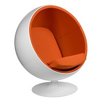 кресло eero aarnio style ball chair оранжевое в Томске