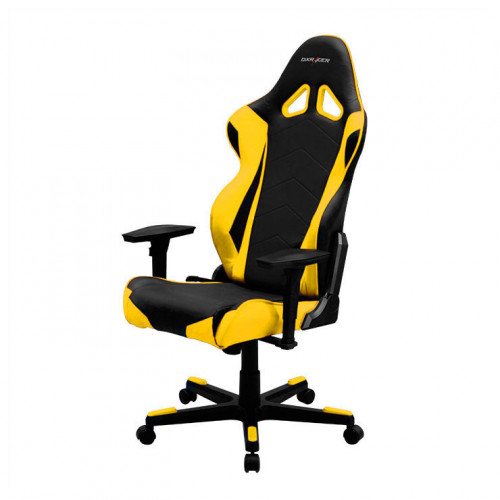 кресло геймерское dxracer racing re0 черно-желтое в Томске