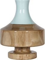 ваза настольная rustic chic vase blue wood в Томске