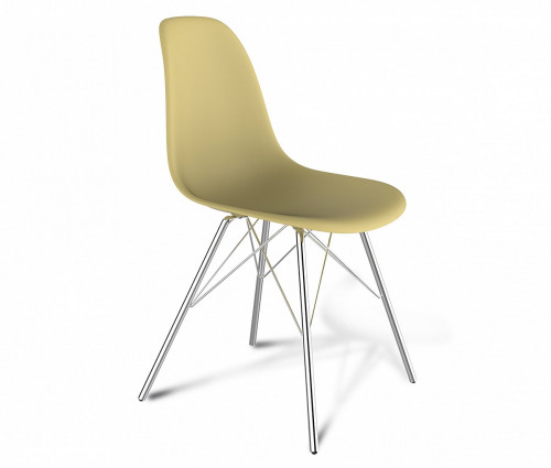 стул dsr бежевый s37 (eames style) в Томске