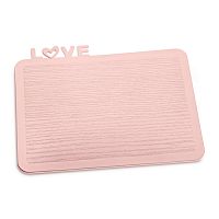 разделочная доска happy board love, розовая в Томске